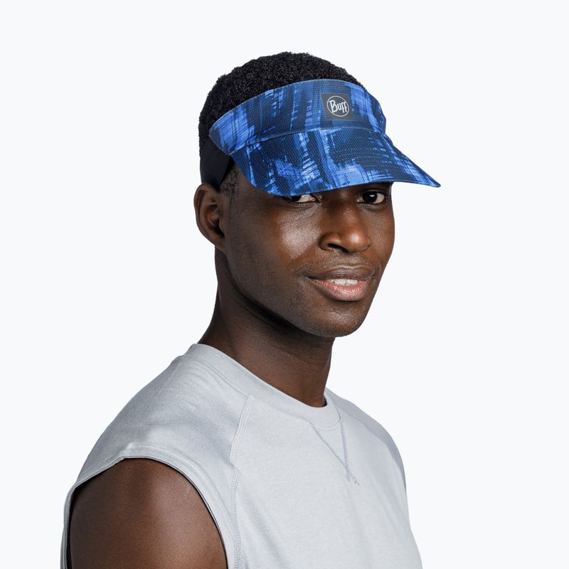 BUFF Go Visor Attel modrý bežecký šilt 131390.707.20.00 7