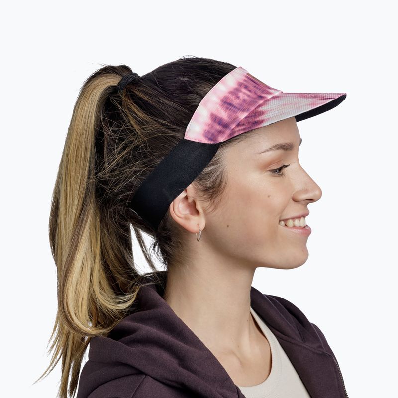 BUFF Go Visor Deri ružový bežecký šilt 131392.538.20.00 8