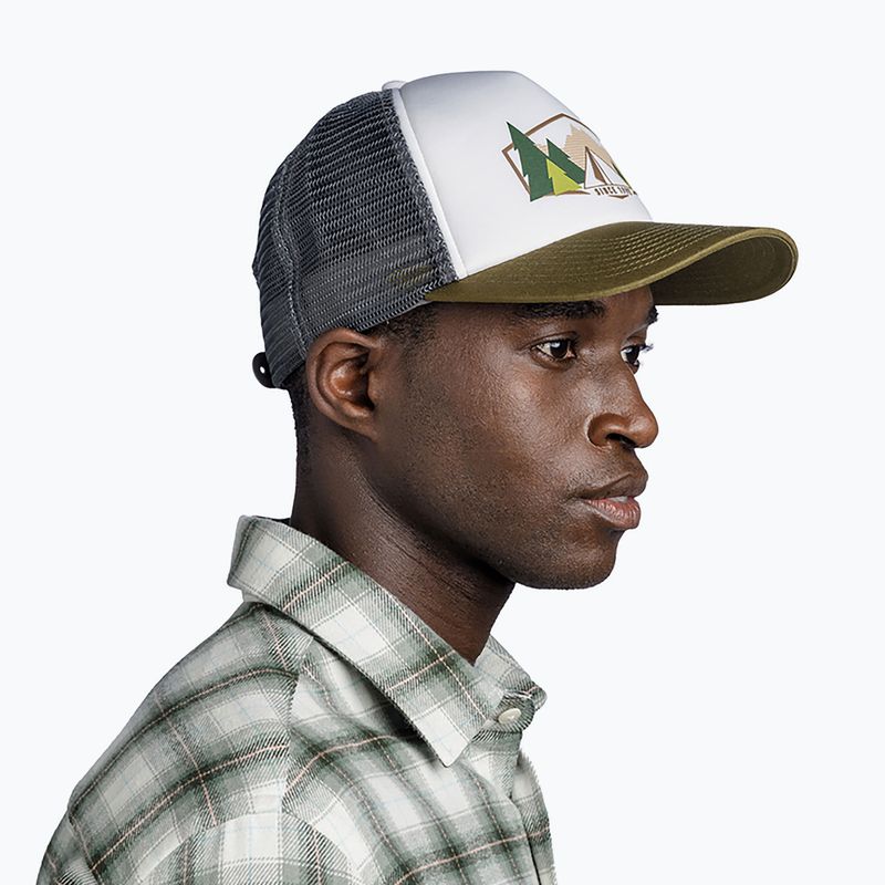 BUFF Trucker Darryl baseballová čiapka biela 131402.000.30.00 8