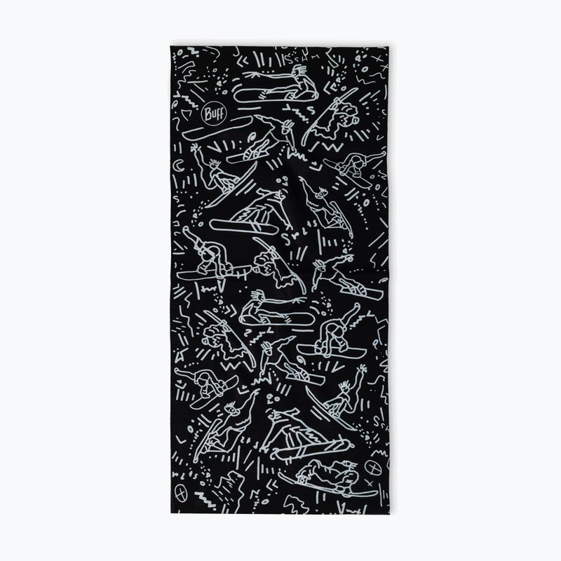 Detská multifunkčná šatka BUFF Original Ecostretch tivat black 2