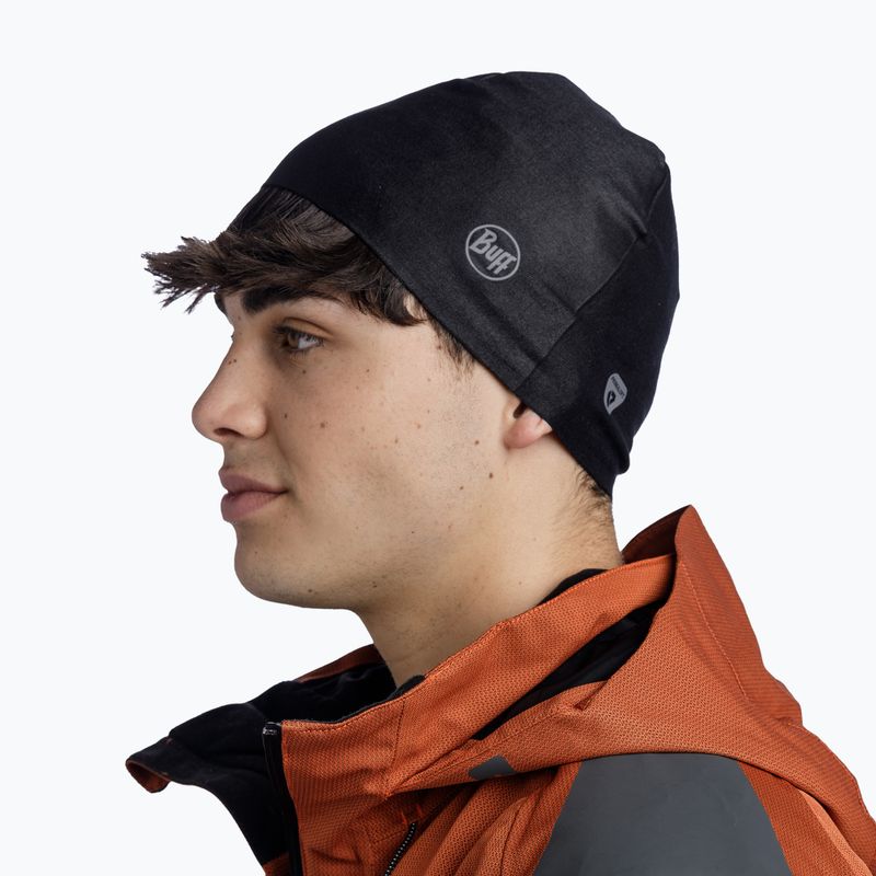 Zimná čiapka BUFF Thermonet pevná čierna 4