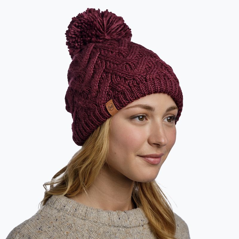 Zimná čiapka BUFF Knitted & Fleece Caryn dahlia 4