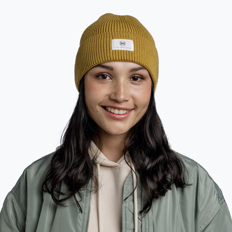 Zimná čiapka BUFF Knitted Drisk citronella 3