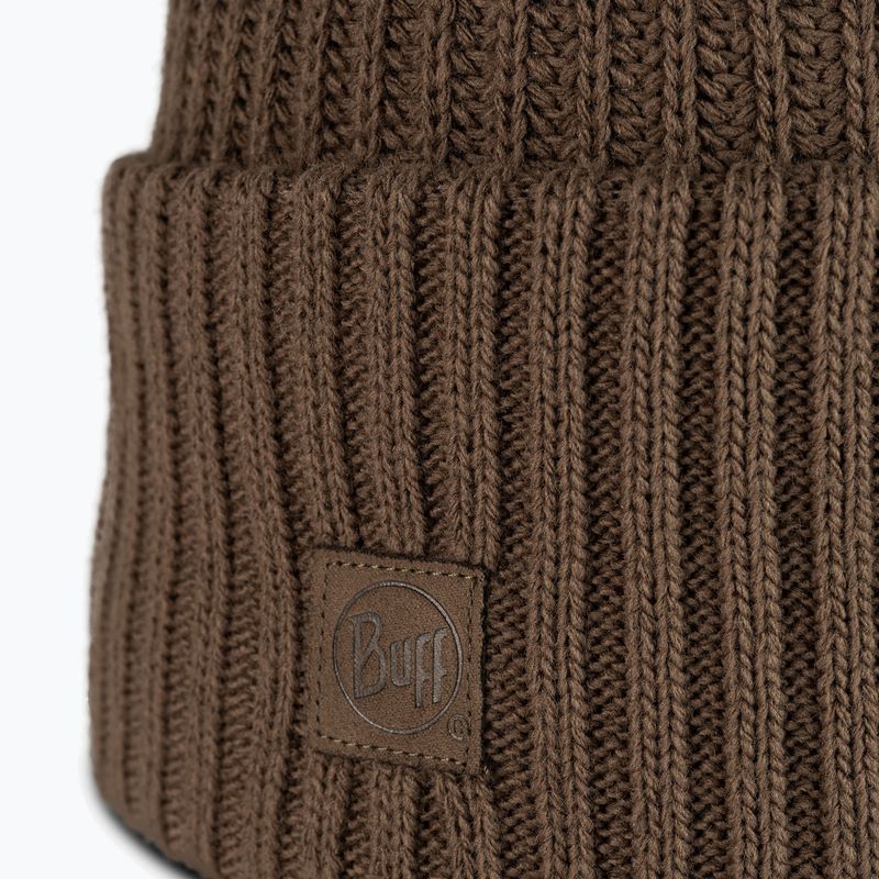 Zimná čiapka BUFF Knitted Rutger brindle brown 2