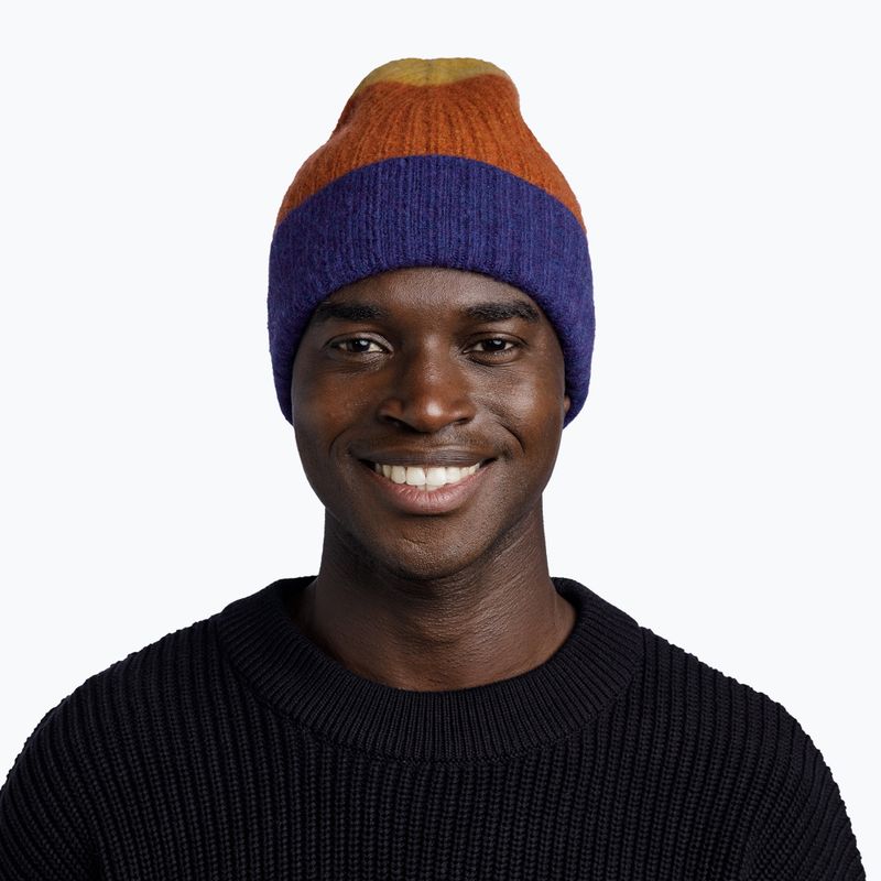 BUFF Pletená zimná čiapka Nilah denim 6