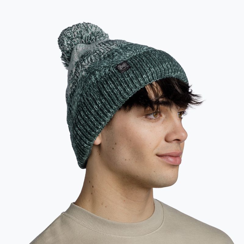 Zimná čiapka BUFF Knitted & Fleece Masha silversage 4