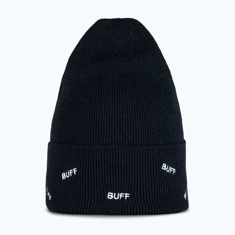 Detská zimná čiapka BUFF Knitted Otty black