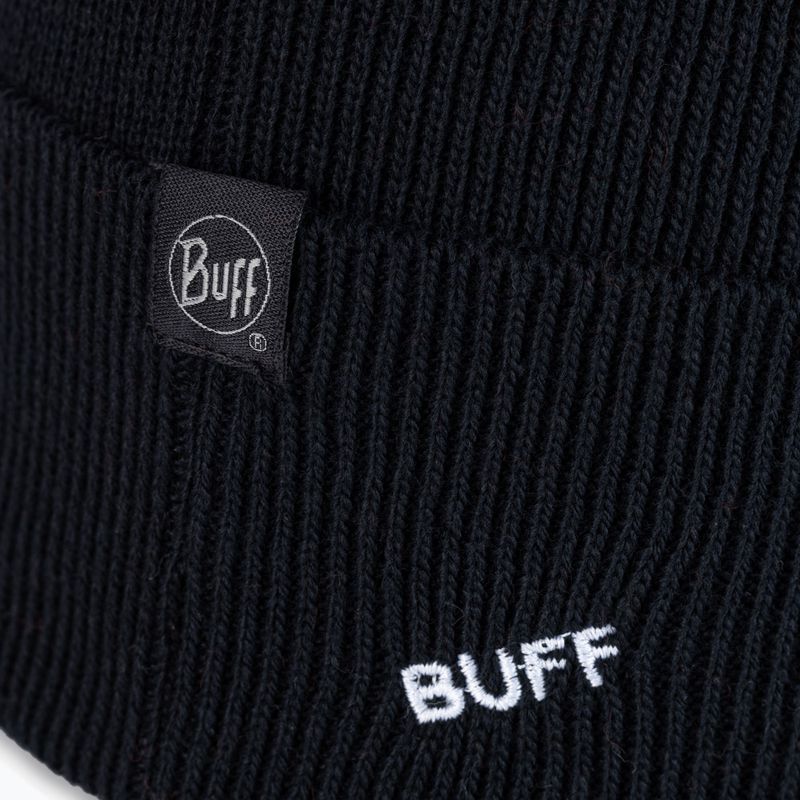 Detská zimná čiapka BUFF Knitted Otty black 2