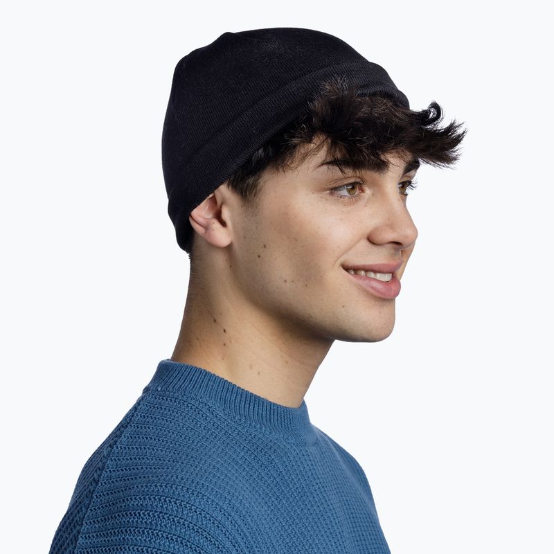 Zimná čiapka BUFF Knitted & Fleece Elro čierna 2