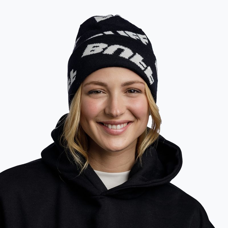 Zimná čiapka BUFF Knitted & Fleece  čierna 3