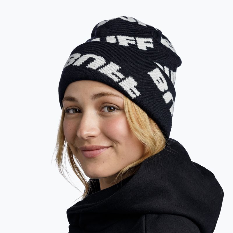Zimná čiapka BUFF Knitted & Fleece  čierna 4