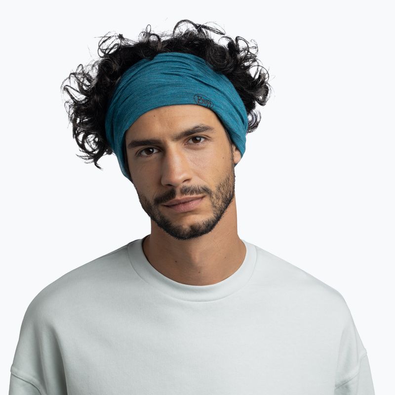Multifunkcijski šal BUFF Lightweight Merino Wool teal 3