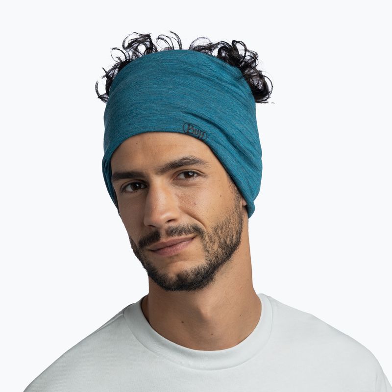 Multifunkcijski šal BUFF Lightweight Merino Wool teal 5