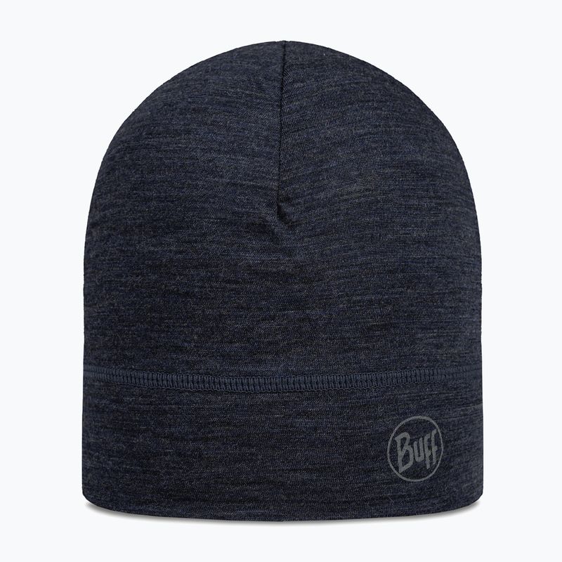 Zimná čiapka BUFF Lightweight Merino Wool solid night blue