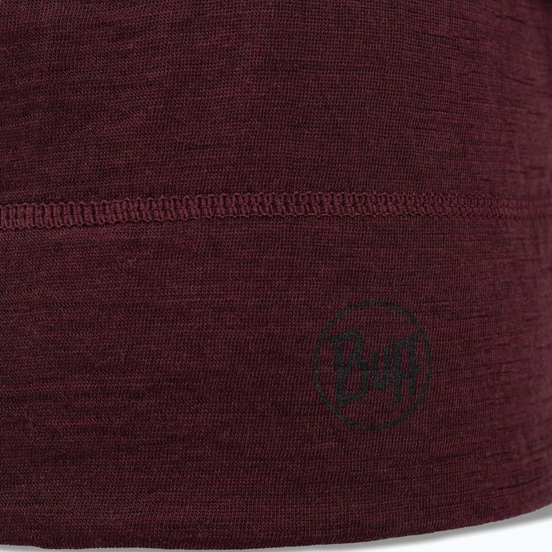 Zimná čiapka Buff Merino Lightweight garnet 2