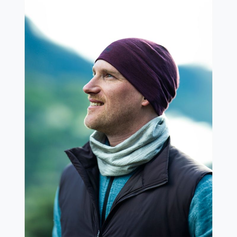 Zimná čiapka Buff Merino Lightweight garnet 5