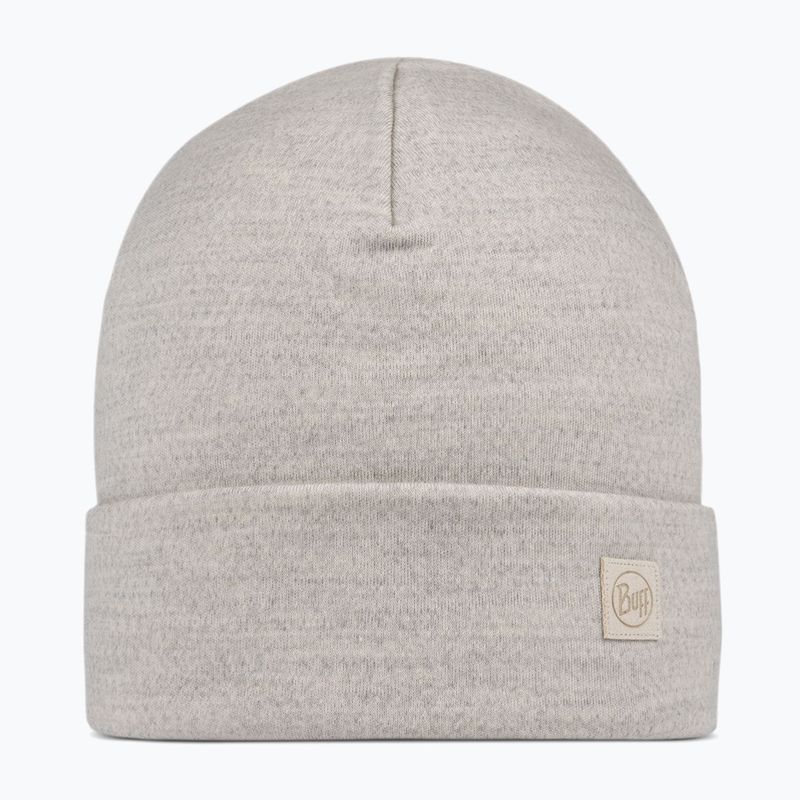 Zimná čiapka BUFF Heavyweight Merino Wool solid cloud