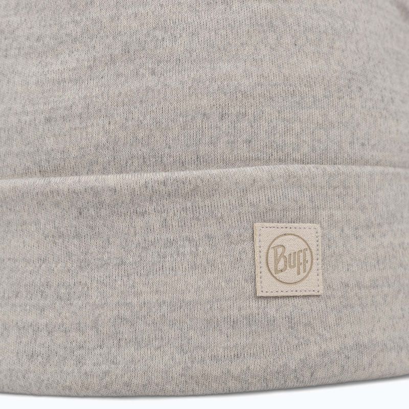 Zimná čiapka BUFF Heavyweight Merino Wool solid cloud 2