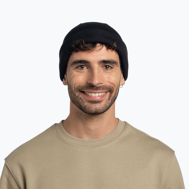 Zimná čiapka BUFF Knitted Lilon fisherman black 4