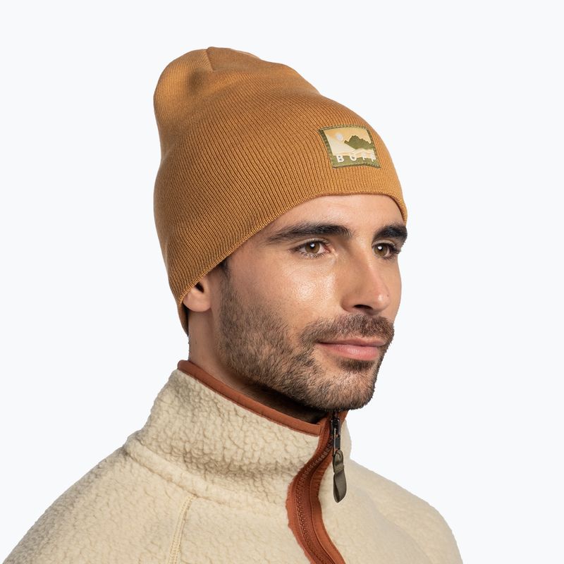 Zimná čiapka BUFF Knitted Lilon Long peanut 4
