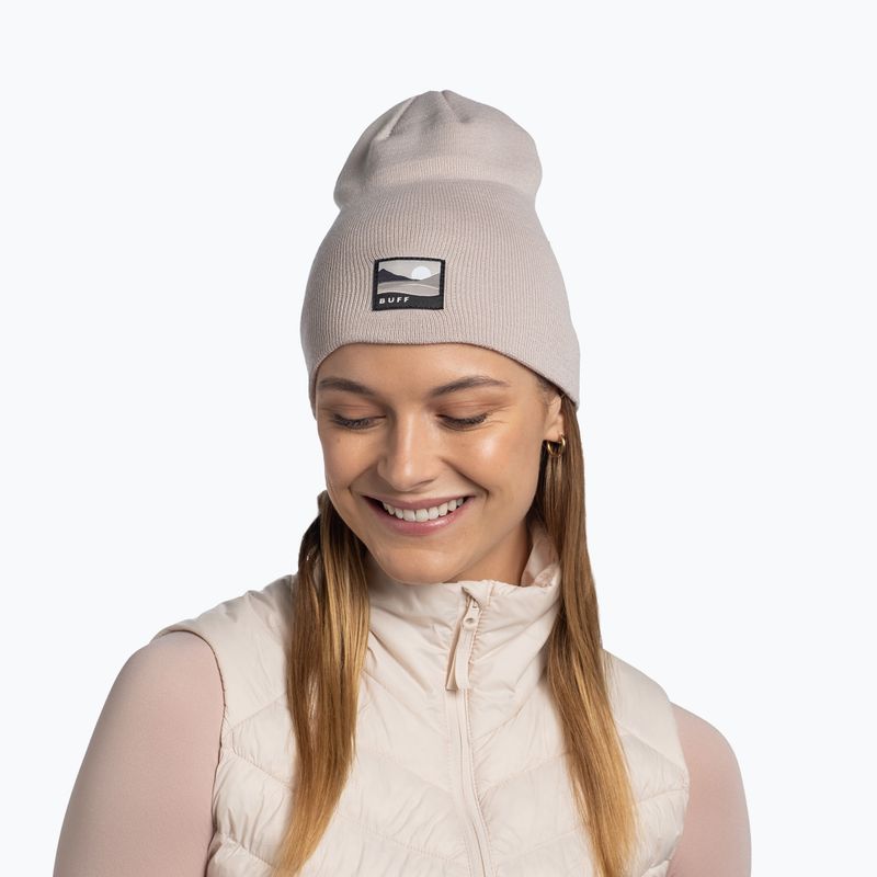 Zimná čiapka BUFF Knitted Lilon long birch gray 3