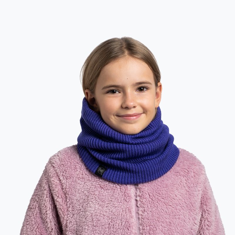 Detský nákrčník BUFF Knitted & Fleece Lan ultramarine 3