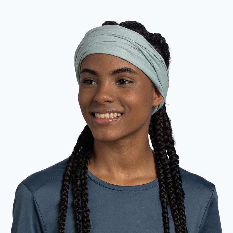 Multifunkčná šatka BUFF Coolnet UV Insect Shield Solid solid seagrove green 4