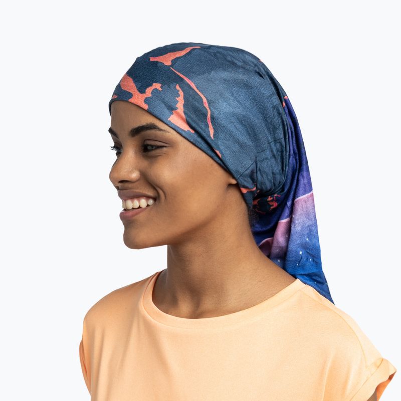 Multifunkčná šatka BUFF Coolnet UV gigitah night blue 4