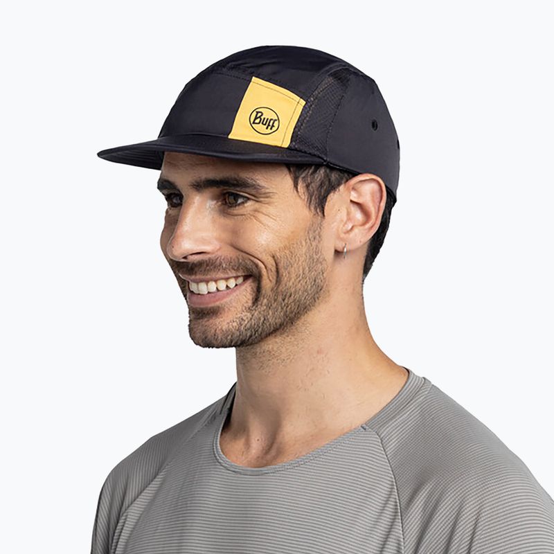 Šiltovka BUFF 5 Panel Go logo black 3