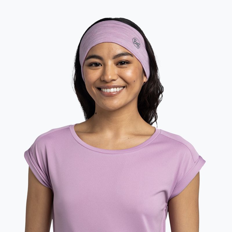 Čelenka BUFF Lightweight Merino Wool pansy 3