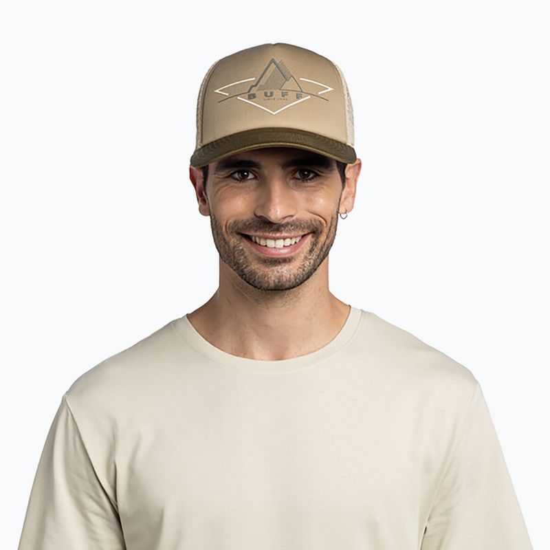 Šiltovka BUFF Trucker khaki 4