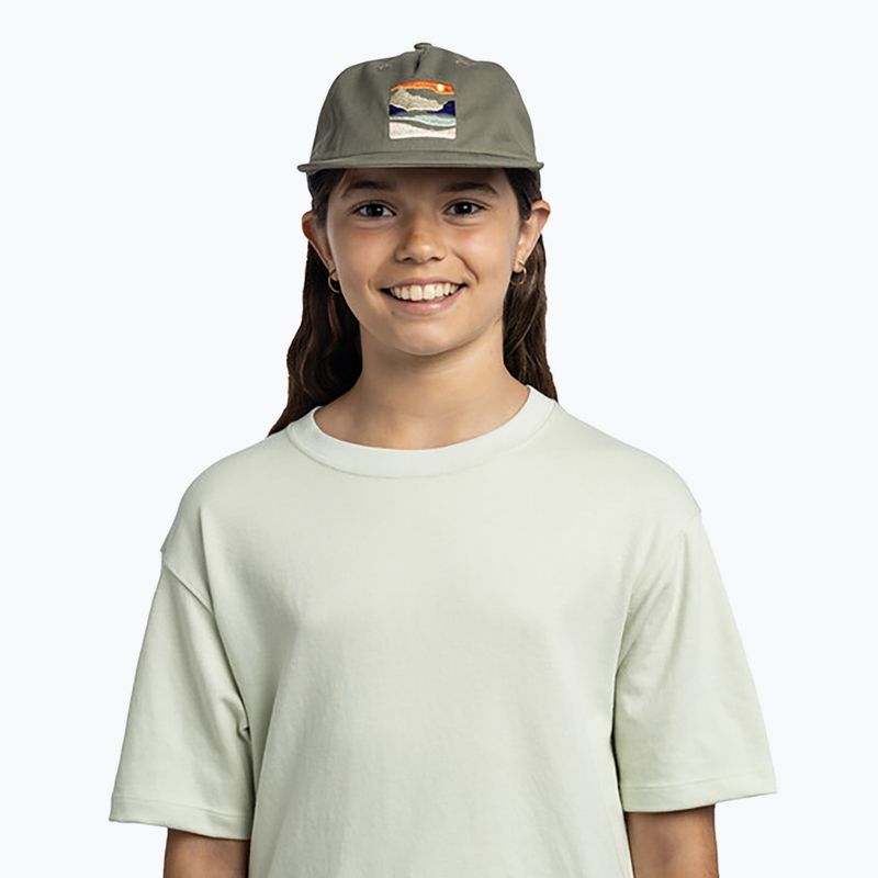 Detská šiltovka BUFF Snapback Solid khaki 4