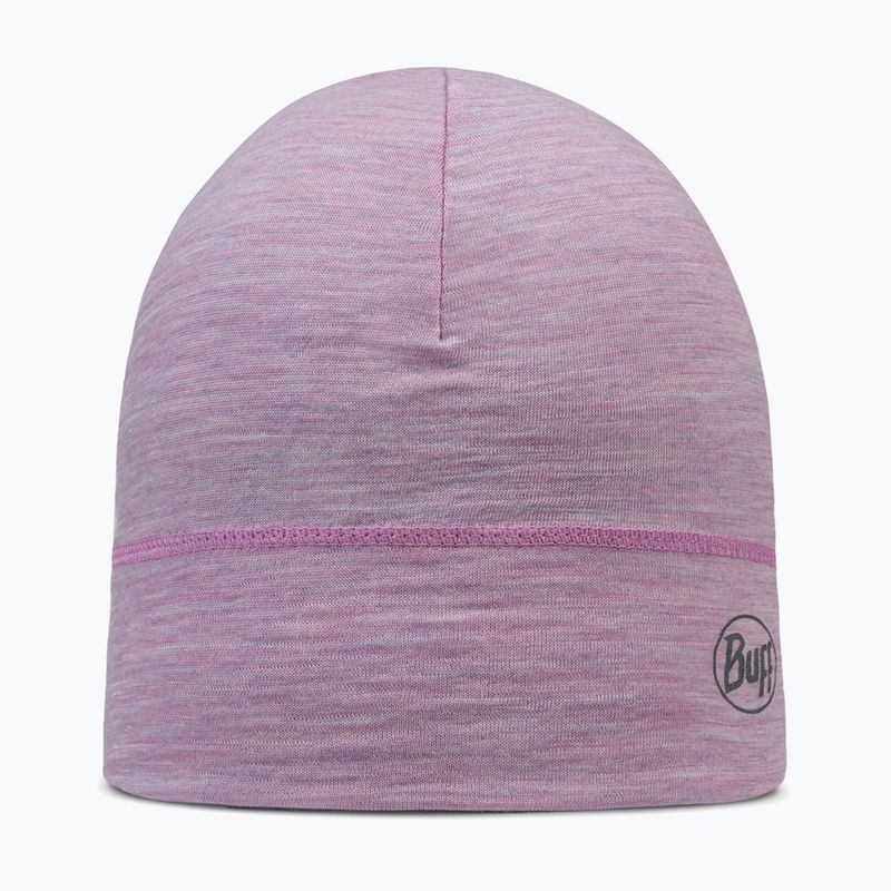 Zimná čiapka BUFF Lightweight Merino Wool solid pansy