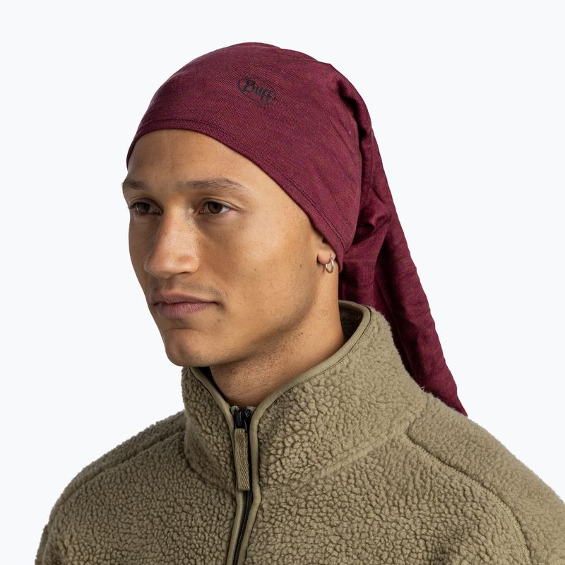 Multifunkčná šatka BUFF Midweight Merino Wool tibetan red 4
