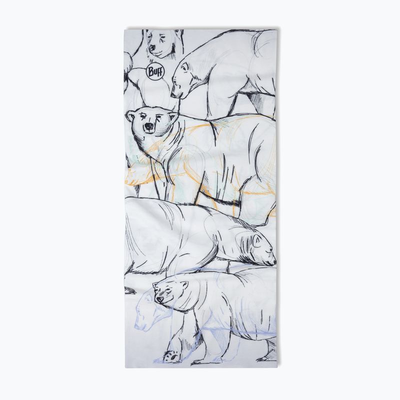 Detská multifunkčná šatkas BUFF Original Ecostretch bargy white 2