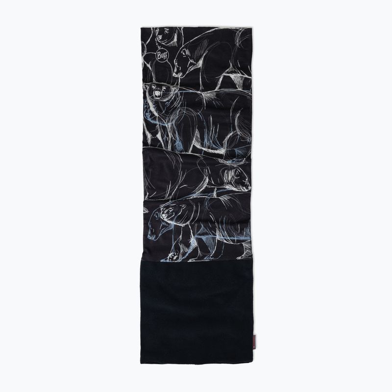 Detská multifunkčná šatka BUFF Polar bargy black 2