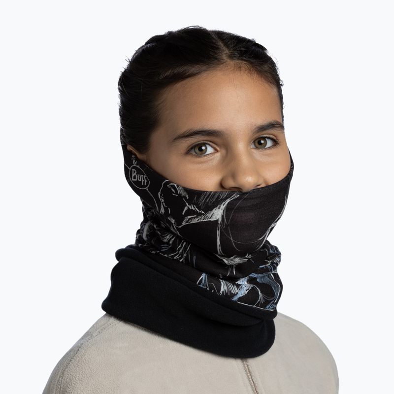Detská multifunkčná šatka BUFF Polar bargy black 4