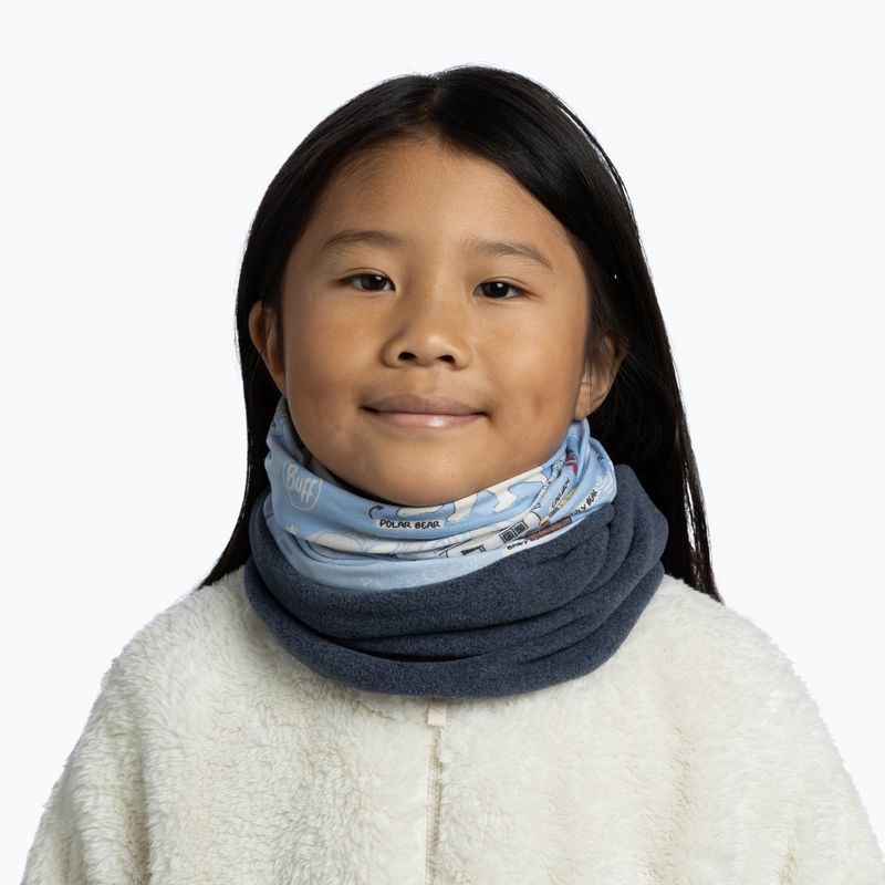 Detská multifunkčná šatka BUFF Polar blue 3
