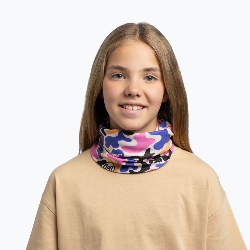 Multifunkčná šatka BUFF Coolnet UV flawas pink 3