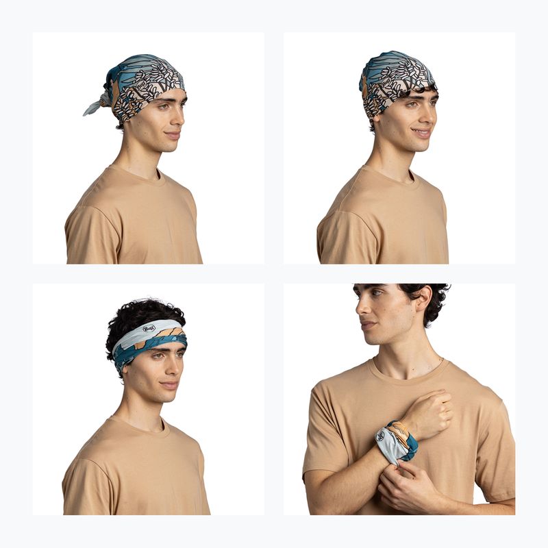 Multifunkčná šatka BUFF Coolnet UV nive teal 6