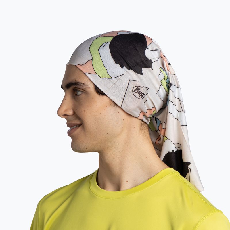 Multifunkčná šatka BUFF Coolnet UV brelit cream 4