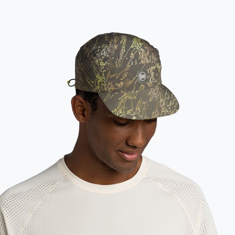 Šiltovka BUFF CoolNet UV Pack anter khaki 4