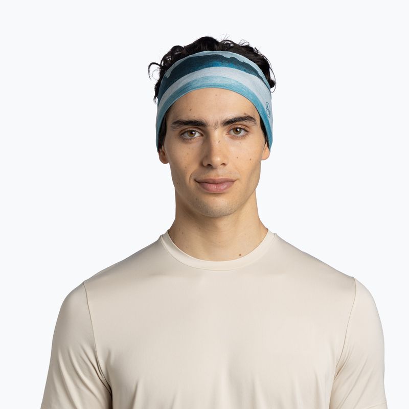 Čelenka BUFF CoolNet UV Wide alert teal 2