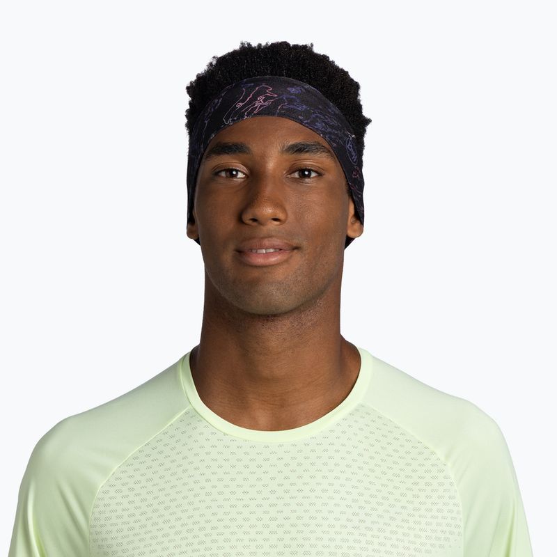 Čelenka BUFF CoolNet UV Slim anter black 2