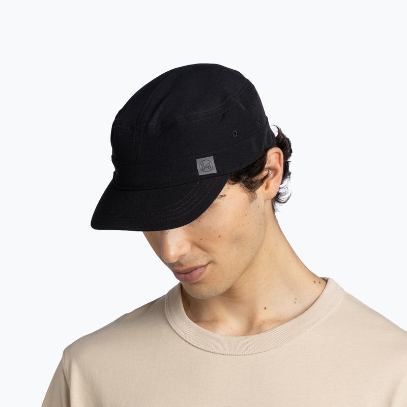 Šiltovka BUFF Military solid black 4