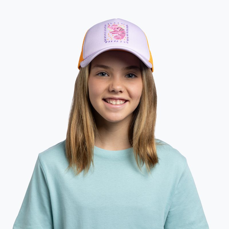 Detská šiltovka BUFF Trucker kalita sheer lilac 3