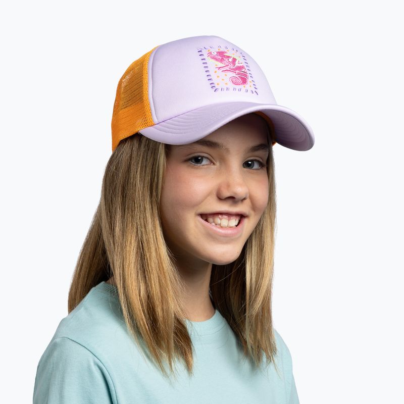 Detská šiltovka BUFF Trucker kalita sheer lilac 4