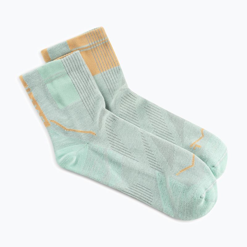 Ponožky BUFF CoolNet Quarter seagrove green 2