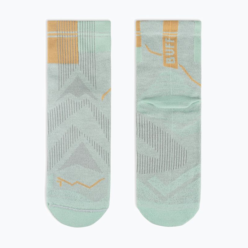 Ponožky BUFF CoolNet Quarter seagrove green 3