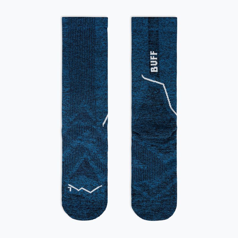 Ponožky BUFF Dryflx Crew blue 2